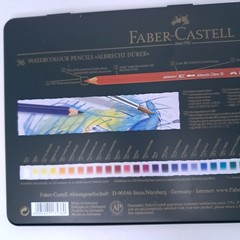 Faber Castell Albrecht Durer 36 Watercolour Pencils Metal Tin Case