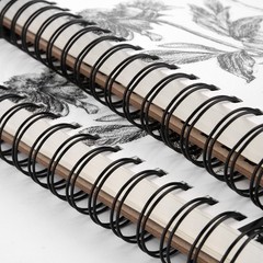 Art Sketch Book Drawing Pad 2 Packs Spiral Bound White Drawing Art Calligraphy