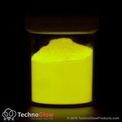 Glow in the Dark Powder, Fluorescent PINEAPPLE YELLOW – UV Reactive Glow Pigment
