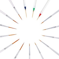 15 Pcs Paintbrushes, Detail Fine Paint Brushes Micro Mini 15 PCS, Version 2