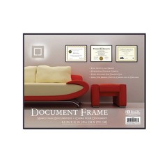 BAZIC 8.5″ X 11″ Front Loading Document Frame w/Glass Cover