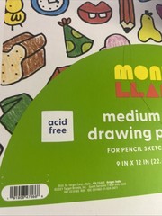 Lot Of 10 Mondo Llama 40 Page Acid Free Medium Weight Drawing Pads – New