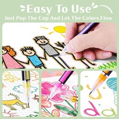 Colored Gel Pens Set for Coloring, 36 Colors 1 Count (Pack of 36), 36