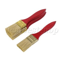 4PCS Red Handle Chip Paint Brush Natural Stains Brush for Paints 1.5″