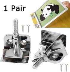 2Pcs Butterfly Hinge Clamp for Screen Printing – Easy Install, Rust-Resistant