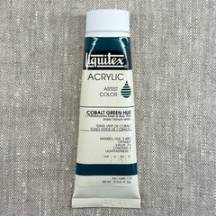 Vintage 1993 Liquitex Acrylic Artist Color Cobalt Green Hue No. 1045-173 2oz NEW