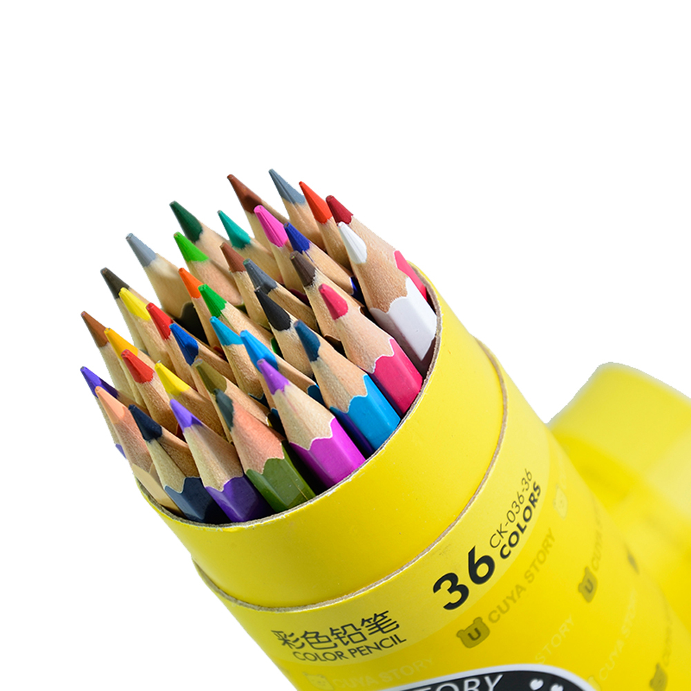 36 Colors Wooden Painting Colored Drawing Pencils Assorted Set for kids