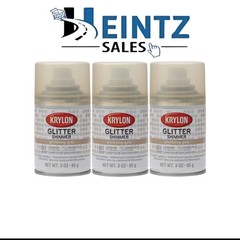KRYLON 401 — Glitter Shimmer Glistening Gold 3 oz 3 Pack