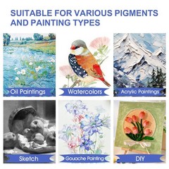 Stretched Canvas for Painting Multi 5 Pack Square Canvas 4×4, 6×6, 8×8, 10×10…