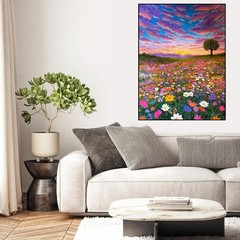 Diamond Art Kits for Adults, Flowers Diamond Painting Kits for Adults, Diamonds,