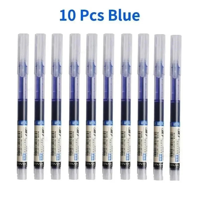 10PCS Fine Tip Gel Pens Smooth Writing for Office, School & Daily Notes