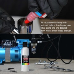 4-Ounce Airbrush Thinner Reducer and Extender Base for Acrylic Paints – Airbrush