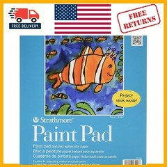 Moisture-Resistant 100 Series Youth Paint Pad, 9×12, Ideal for Young Artists
