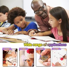 Expressive Marker Pens in 12 Colors for Stunning Art Projects & Crafts