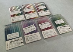 (7) Sets Of Languo Brand Gel Pens 9 Pens Each Set Drawing, Coloring, Lettering