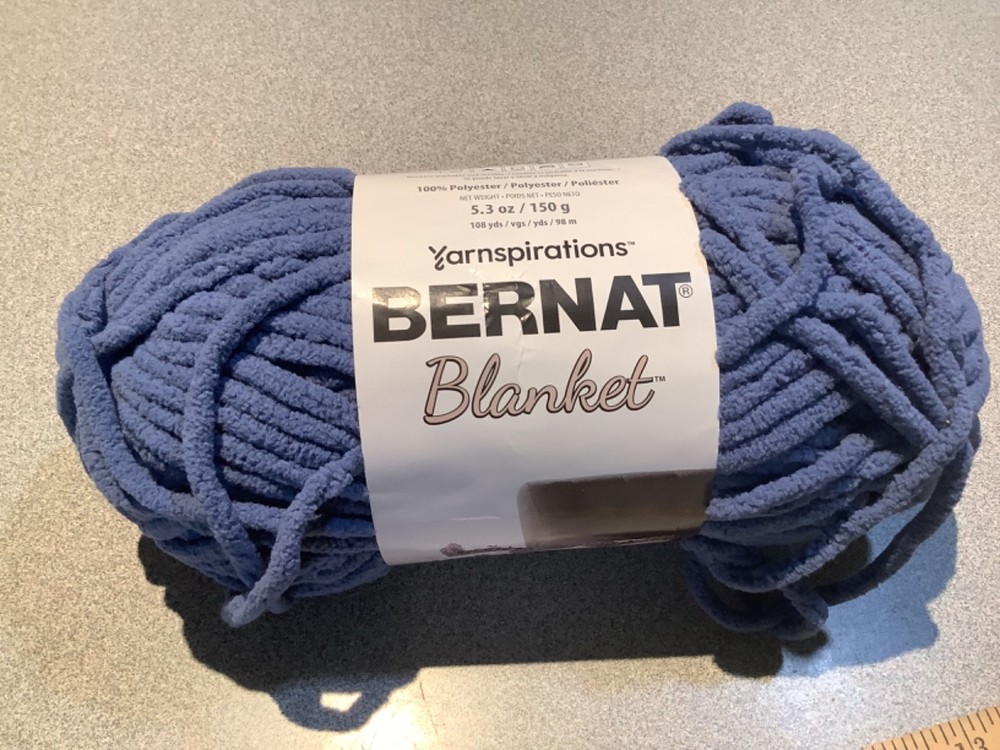 Bernat Blanket Yarn 5.3 oz.Country Blue