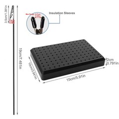 GJJC09B 1PC Painting Stand Base and 15 X 10Cm (Base) And 19Cm (Clip), Black