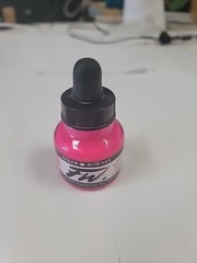 Daler-Rowney FW Acrylic Ink Bottle Fluorescent Pink