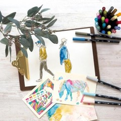 Tombow AB-T108CBULK Brush Pen Dual Brush Pen ABT All 108color set
