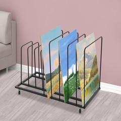 Art Drying Rack with Wheels – Durable, Spacious, Modern Design for Artists