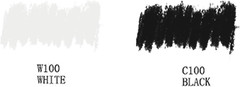 Oil Pastels Set of 12 PCS, 6 White and 6 Black | Soft Oil Pastels