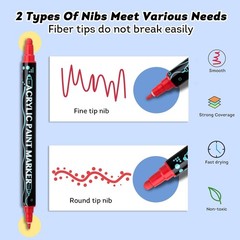 Waterproof Permanent Paint Marker Pen For Car Tyre Tire Tread Rubber Metal Wood