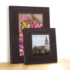 DIY Wood Plein Air Frame for Canvas 12×16, 3.1″ Wide Antique Canvas Floater F…