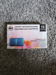 Niji Premier Artist Watercolors Essential Set, 12pc