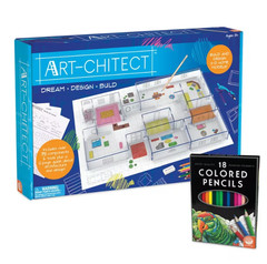 Art-chitect with FREE Colored Pencils Architecture Set for Kids