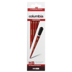 Comfortable Hexagonal Columbia Copperplate Lead Pencil 20 Pack High Quality