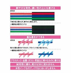 Uni-posca PC-5M Paint Marker Pen Medium Point Set of 15 Brand New ship from UK