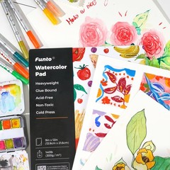 30 PCS Watercolor Paper Pads 9×12 Inch 140lb 300gsm Cold Pressed AcidFree
