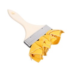 Wood Stain Tool Paddle Brush for Painting Lambskin Applicator Chalked
