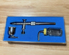 Olympus HP-18BC Single Action Airbrush Set with Cups & Bottle