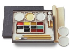 Kissho Gansai Japanese Watercolor Paint starter kit indian ink Japan