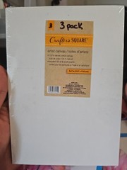 3 Pack Artist Canvas White 5×7 In 100% Cotton