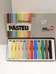 2 Weber Costello Alphacolor Squares! 12 Pastels 105-007 & 12 Earth Tones 145-011