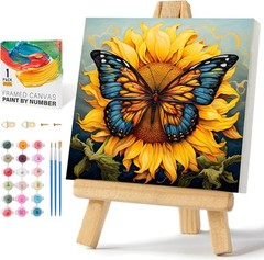 Paint by Numbers Kit DIY Canvas Painting Set for Adults Kids Home Decor Gift DIY