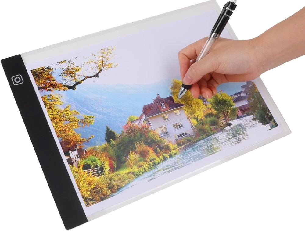 Large A4 Light Pad for Diamond Painting,Art Light Board, LED Copy Board, Light
