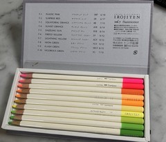 Tombow Irojiten Color Dictionary Sets Vol. 4–9 + Fluorescent + Extras — 6 Boxes