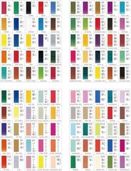 KISSOH Gansai 100-Color Japanese Watercolor Paint Set for Nihonga & Etegami