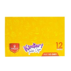 Non-Toxic 12 Pcs Twistable Crayons Set No Mess Color Sticks Kids VERTEX