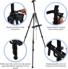 Art Painting Display Artist Easel Stand,Ns Jymb Portable Metal Adjustable Easels