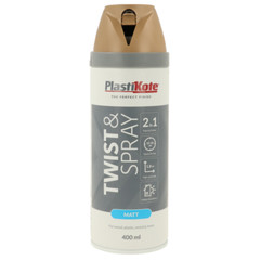 SPRAY PAINT PLASTIKOTE TWIST & SPRAY 400ML CHALK MATT SATIN GLOSS PRIMER SEALER