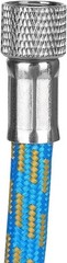 HUBEST 6ft Braided Airbrush Air Hose with 1/8 Inch to 1/4 Inch Adapter – Nylon B