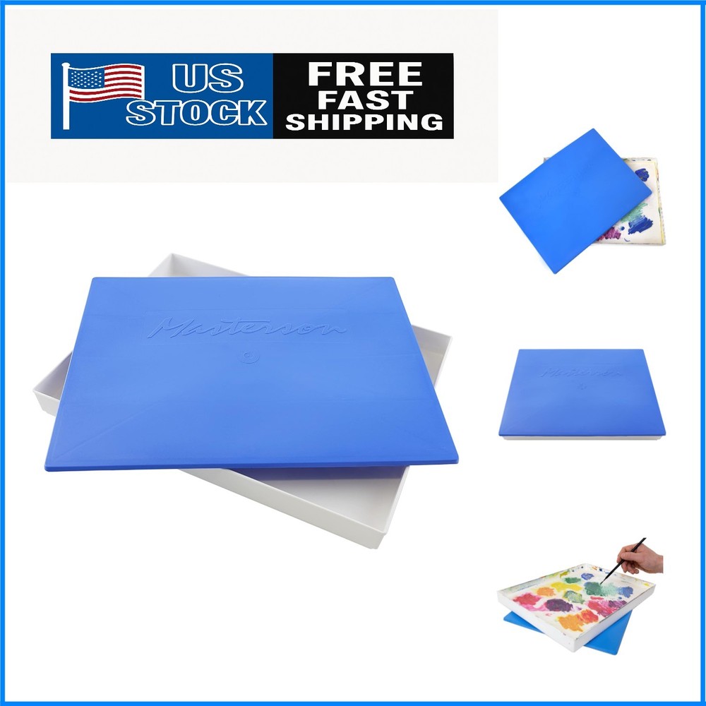Airtight Artist Palette Seal – 12×16 Container for Long-Lasting Paint Freshness
