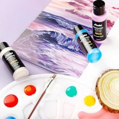 ABEIER Iridescent Acrylic Paint, Set of 18 Chameleon Colors, 2 oz/60ml