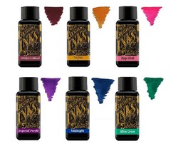 Diamine Fountain Pen Ink 30ml – Color Wheel – 6 x Bottles – Writers Blood, Se…