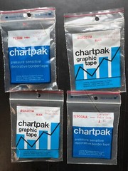 Huge Lot Chartpak & Letraline Pressure Sensitive Decorative Border Tape