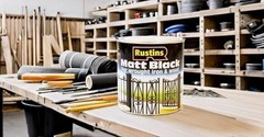 Interior Exterior Matt Black Paint 2.5L Easy Application for Professional Finish